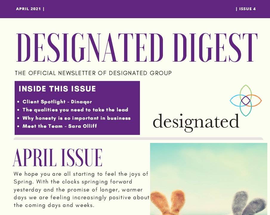 April Edition of Designated Digest